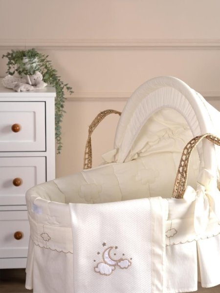 مهد قش - مفرش مع مظله - سكري